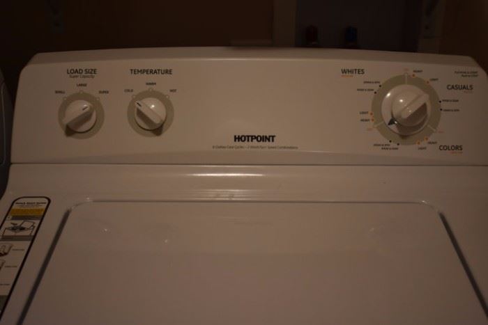 Hotpoint Washer and Dryer Large Capacity like new in Excellent Condition!