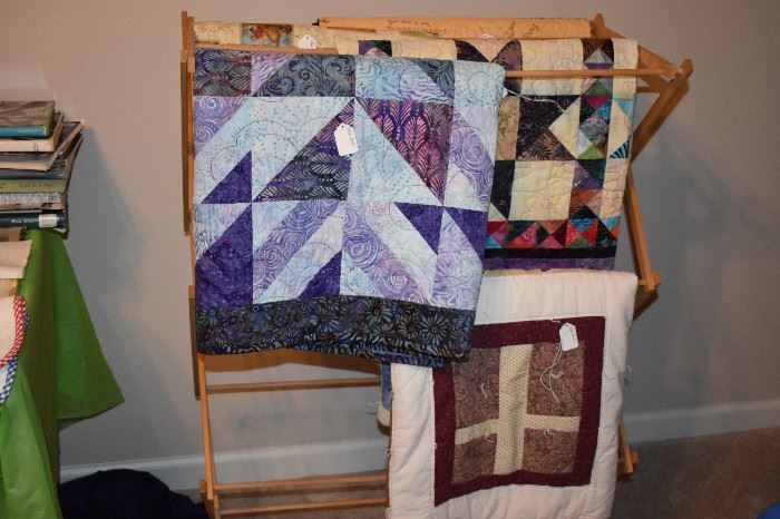 Just some of the many Quilts belonging to this Master Quilter and Collector of Quilts. These Quilts are in Excellent Condition and Absolutely Beautiful!!!