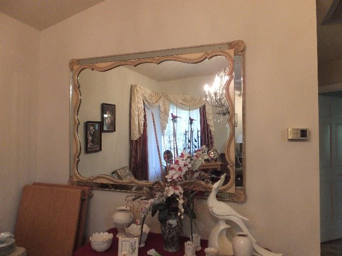 Beautiful ornate wall mirror