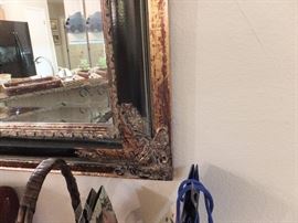 detail on mirror