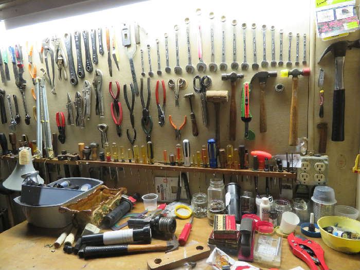 Garage full of tools