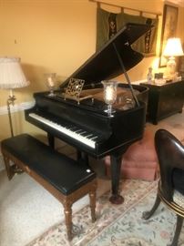 Chickering baby grand piano