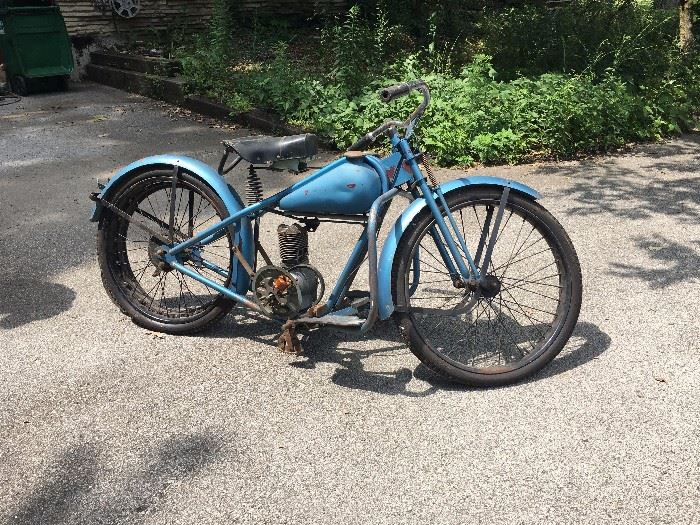 1935 Simplex Servi-Cycle motorcycle!