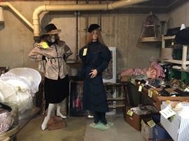 Store mannequins, purses, pillows, and more wall art!