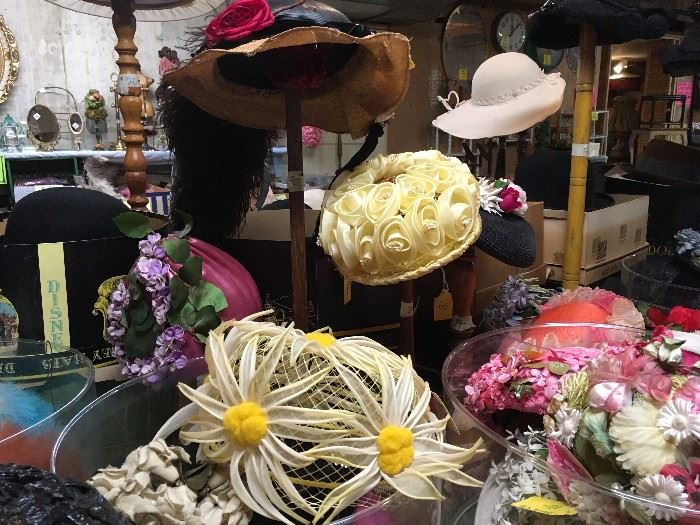 Gorgeous floral hats!