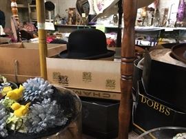 We have men's bowlers and fedoras!