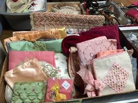 Beautiful lingerie and hankie bags!