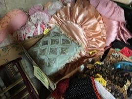 Vintage boudoir pillows!