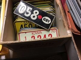 Box of bike plates!