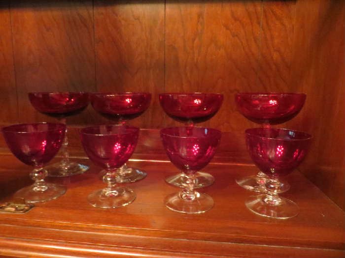 Cranberry Goblets