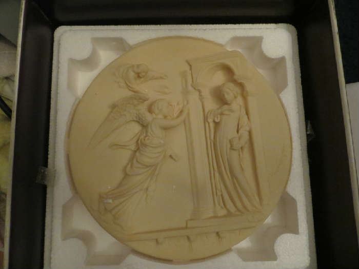 Ivory Alabaster Plate , part of Ghiberti Door Series
