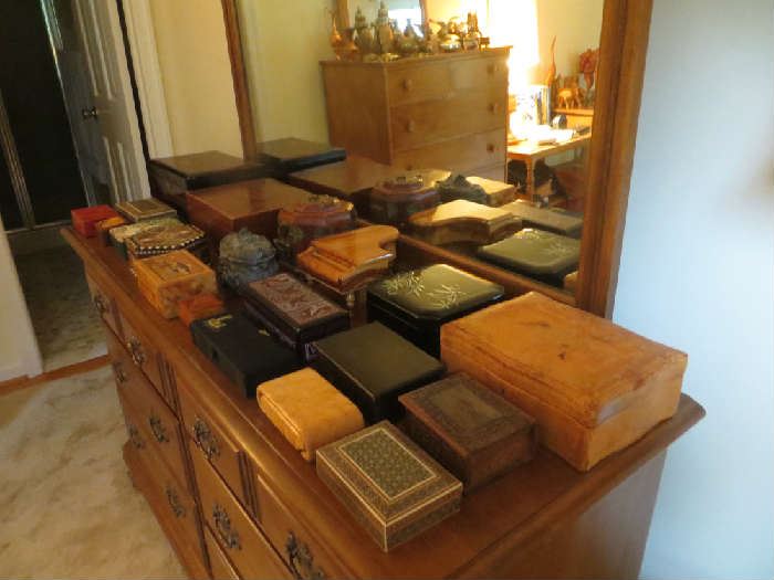 Collection of various Boxes  20th century