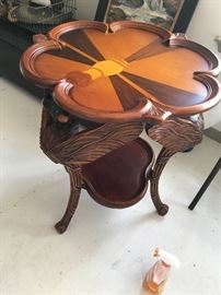 And a very unique dragonfly table
