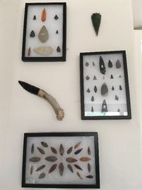 Some excellent arrowhead displays
