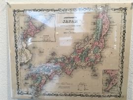 This Johnsons Japan map is a real collection and looks cool to boot.