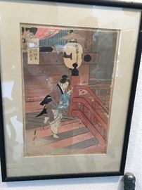 There are a number of vintage and antique Japanese prints at this sale.