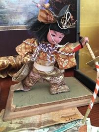 Fun vintage Samurai doll