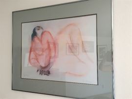 A signed Gorman print