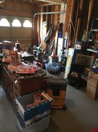 Many items are still in boxes.