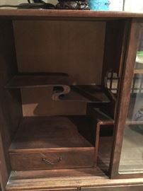 Be sure and look at this unique hutch if you stop by.