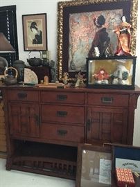 Mission style buffet