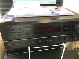 Denon receiver, and Sony DVD player
