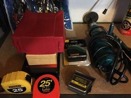 More electric hand tools in basement