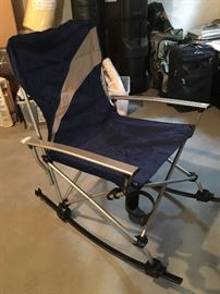 Two of these great rocking chairs to take camping!