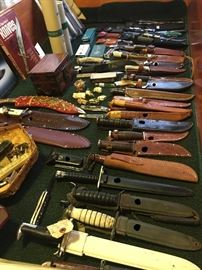 A knife collection that is one of the largest we have offered!