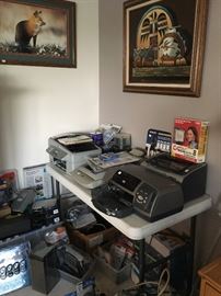 Several newer printers and good office supplies