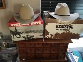 Cowboy up with Stetson and Resistol felt hats