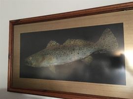 Second Gyotaku print by artist Burt Lancaster