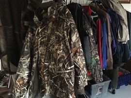 Hunting gear with many new jackets, stock up now for the season