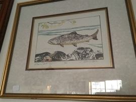 More signed art for the fisherman/woman in your life!