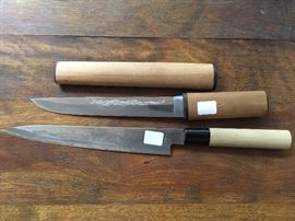 Japanese signed sushi knife