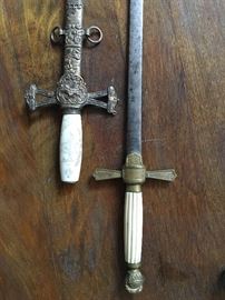 We have a number of amazing Fraternal swords, collectible and usable!
