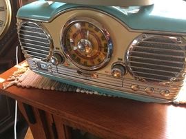 Cool 50s style retro radio