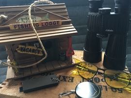 We have numerous great binoculars and new pairs of shooting glasses