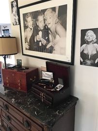 This large black and white print is a rare one from the premiere of the film How to Marry a Millionaire