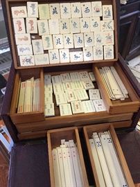 An older mahjong set to get your game on