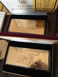 Even gold plated bills!