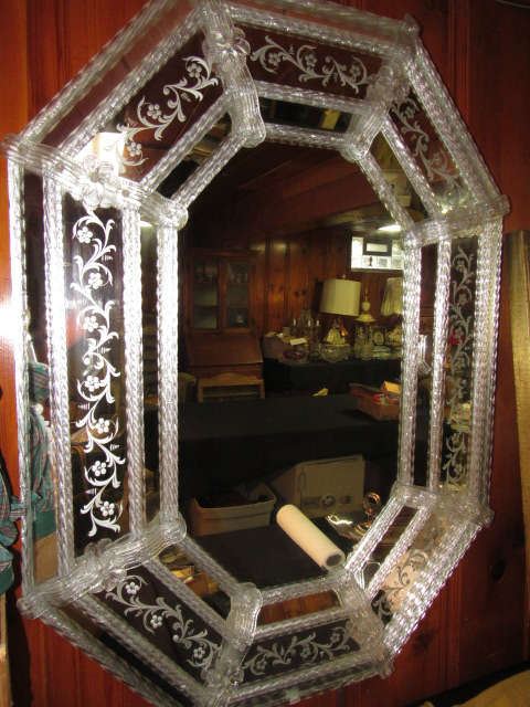 Murano Glass Large Wall Mirror, Just gorgeous!