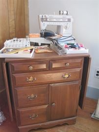sewing machine & sewing cabinet