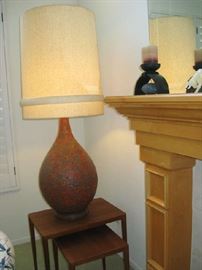 MID CENTURY LAVA GLAZE LAMP