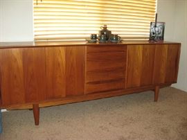 DYRLUND DANISH TEAK CREDENZA