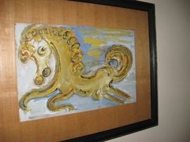 ORIGINAL SIGNED PAINTING -                                JESUS REYES FERREIRA
