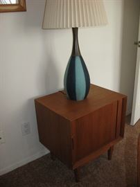 RARE SMALL CABINET WITH TAMBOUR DOOR