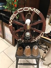 unique decor and lamps 