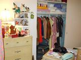 1950' dresser, vintage clothes