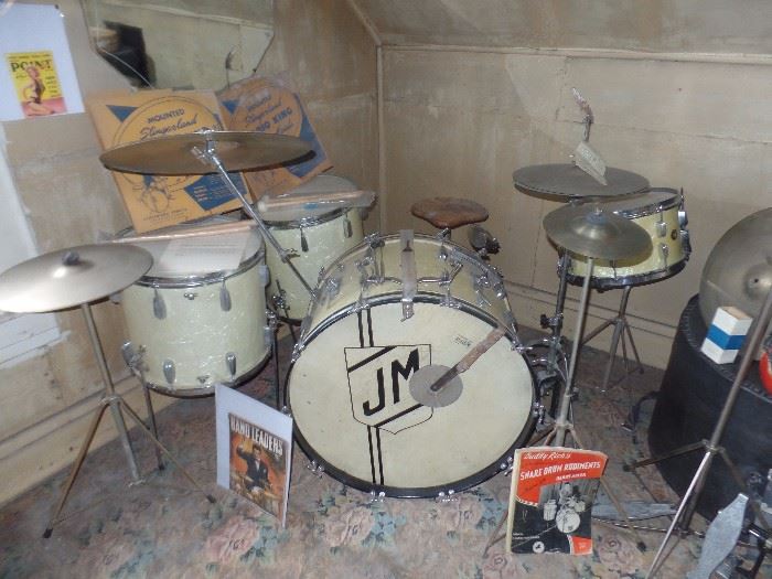 1940's Slingerland Drum Set 
